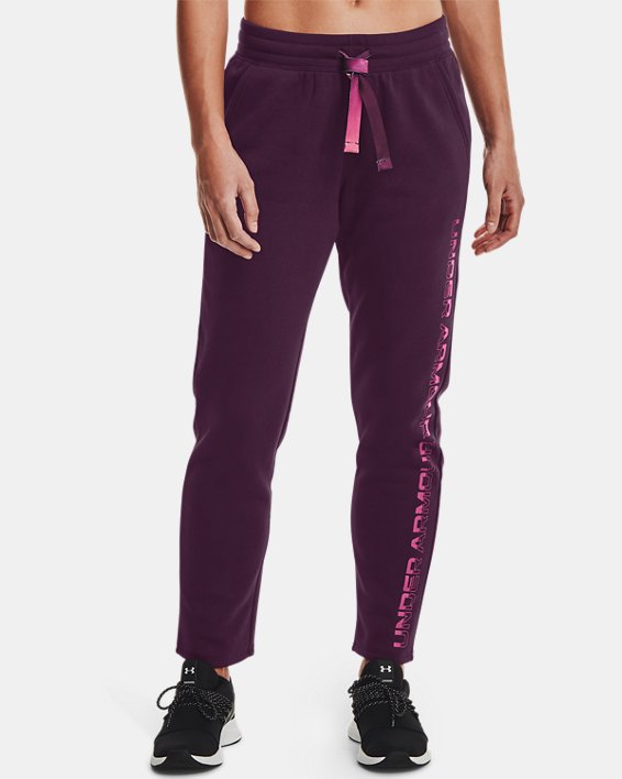 Under Armour Womens Rival Fleece Pants Trousers